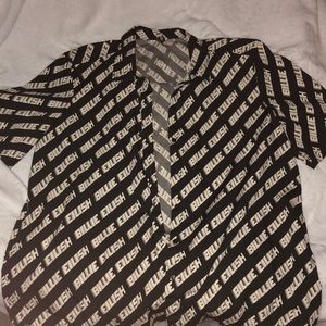 billie eilish button down